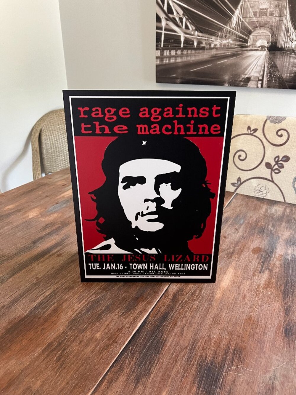 Rage Against the Machine & The Jesus Lizard 12x16 Vintage Concert Art